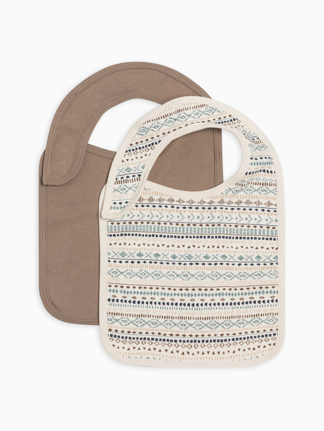 2-Pack Bibs Sale :Baby :Gear :Bibs :Feeding Colored Organics Organic Cotton 2-Pack Bandana Bibs for Newborn and Baby - Girl & Boy 