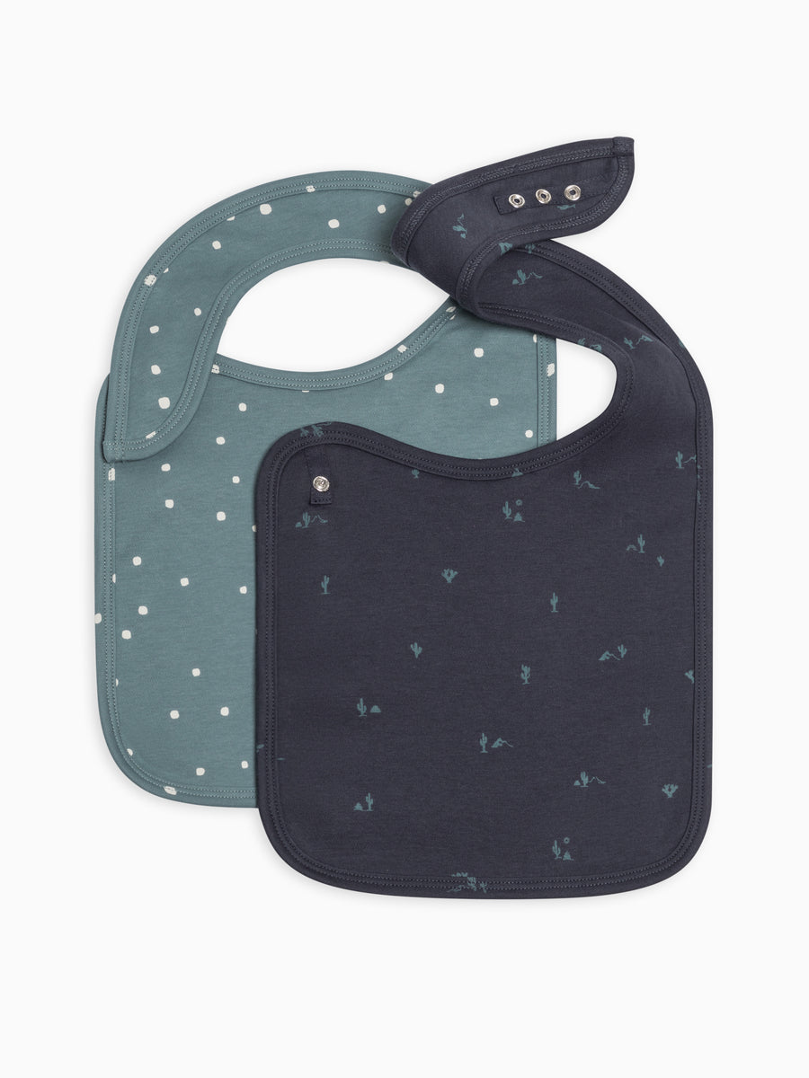 2-Pack Bibs Sale :Baby :Gear :Bibs :Feeding Colored Organics Organic Cotton 2-Pack Bandana Bibs for Newborn and Baby - Girl & Boy 