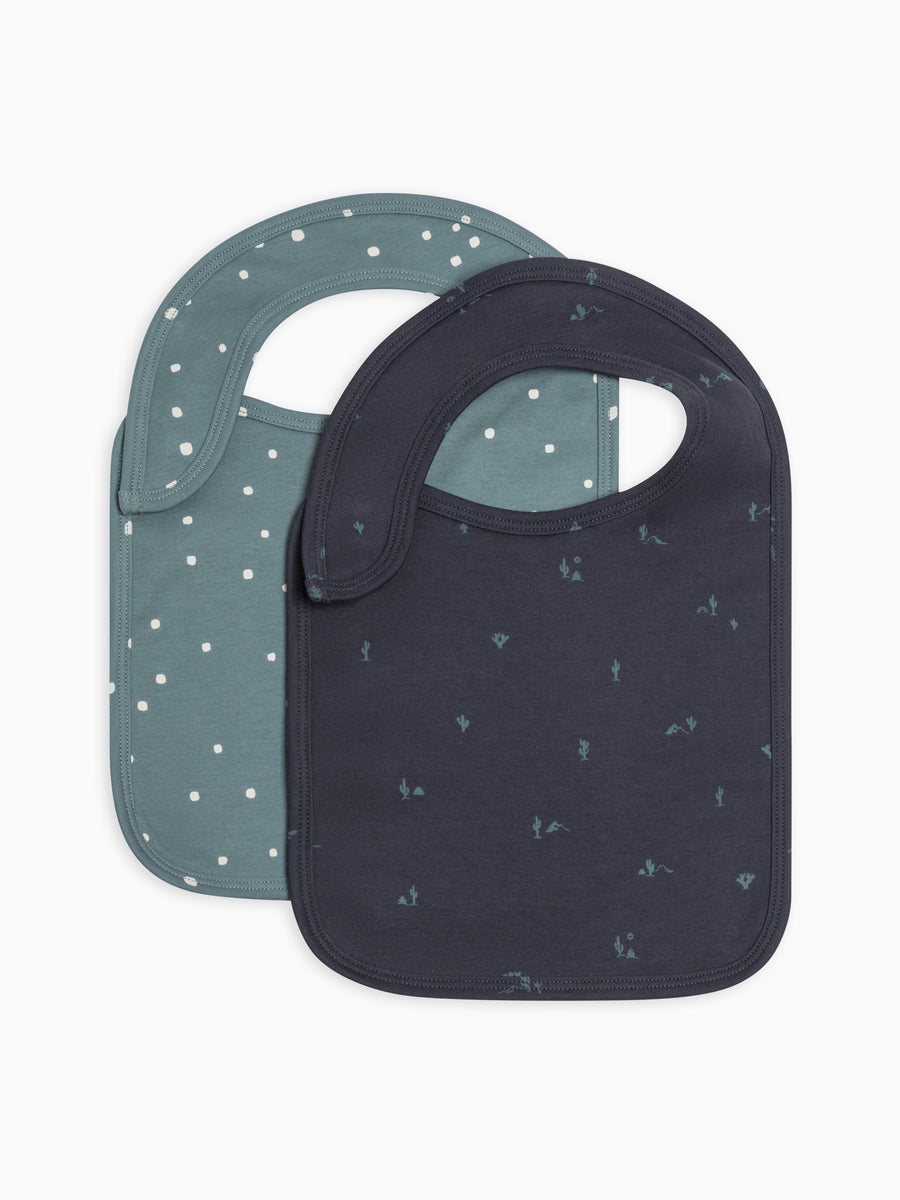 2-Pack Bibs Sale :Baby :Gear :Bibs :Feeding Colored Organics Organic Cotton 2-Pack Bandana Bibs for Newborn and Baby - Girl & Boy 
