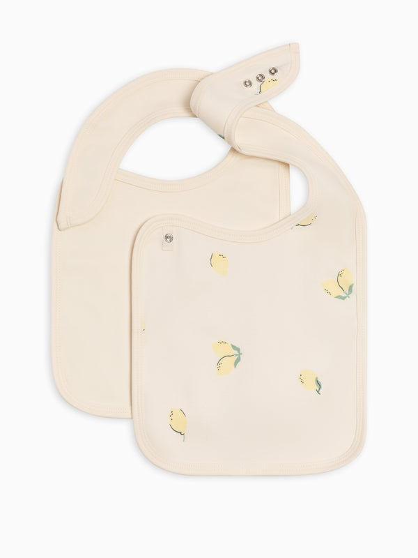 2-Pack Bibs Baby : Gear : Bibs : Feeding Colored Organics Organic Cotton Baby 2-Pack Bibs