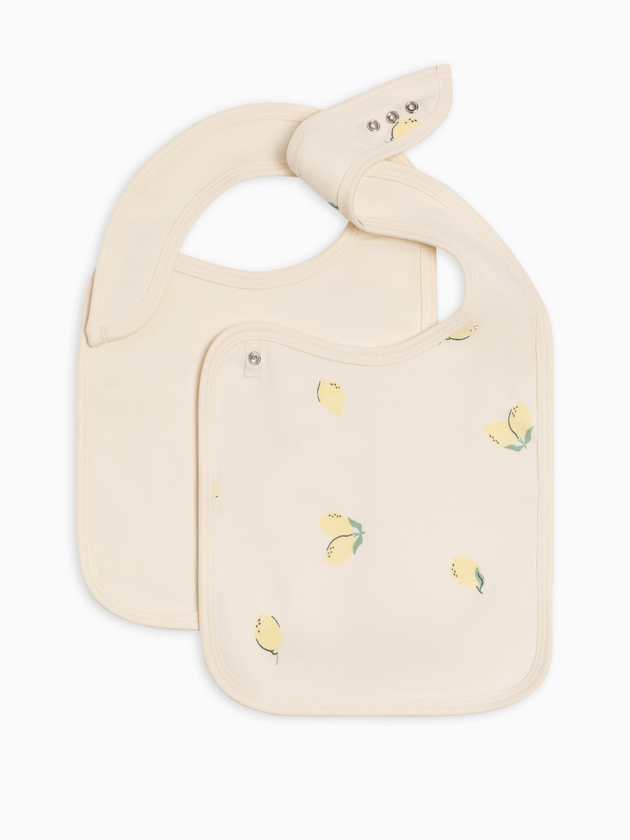 2-Pack Bibs Baby : Gear : Bibs : Feeding Colored Organics Organic Cotton Baby 2-Pack Bibs