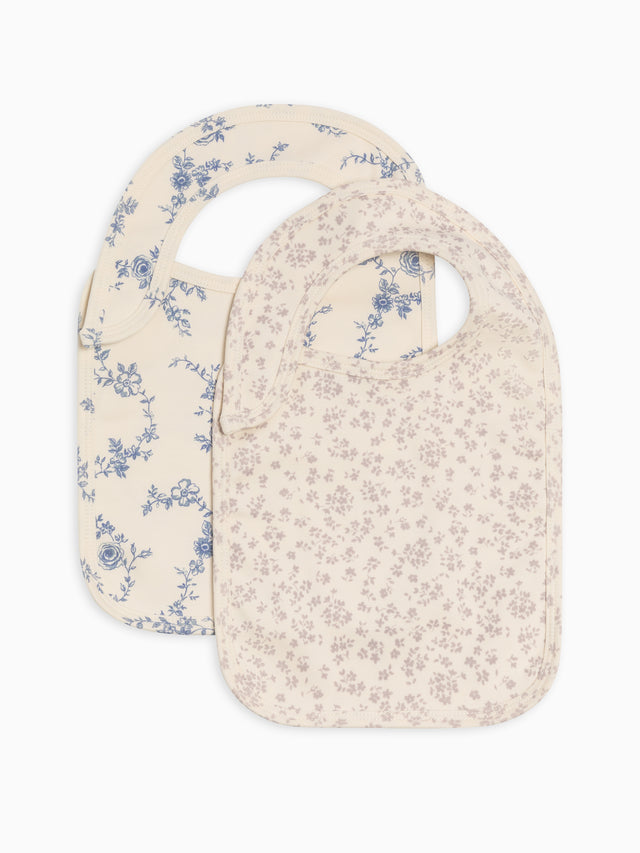 2-Pack Bibs Baby :Gear :Bibs :Feeding Colored Organics Organic Cotton Baby 2-Pack Bibs