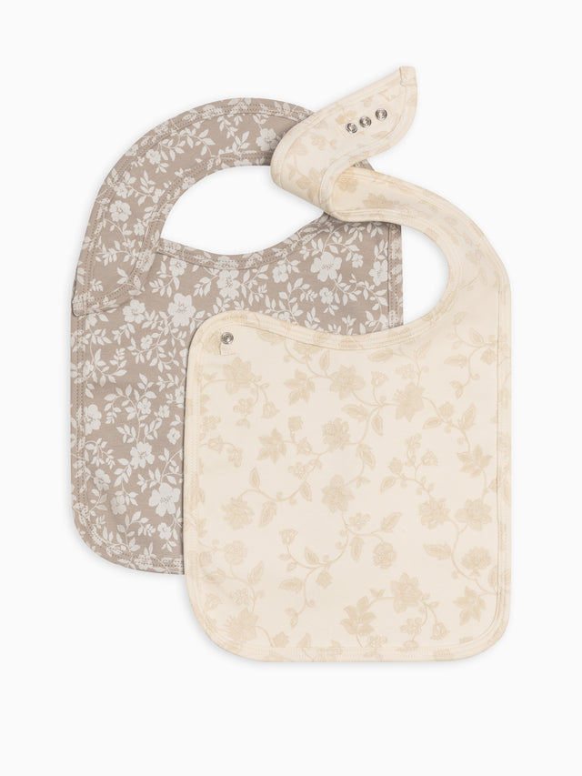 2-Pack Bibs Baby :Gear :Bibs :Feeding Colored Organics Organic Cotton Baby 2-Pack Bibs