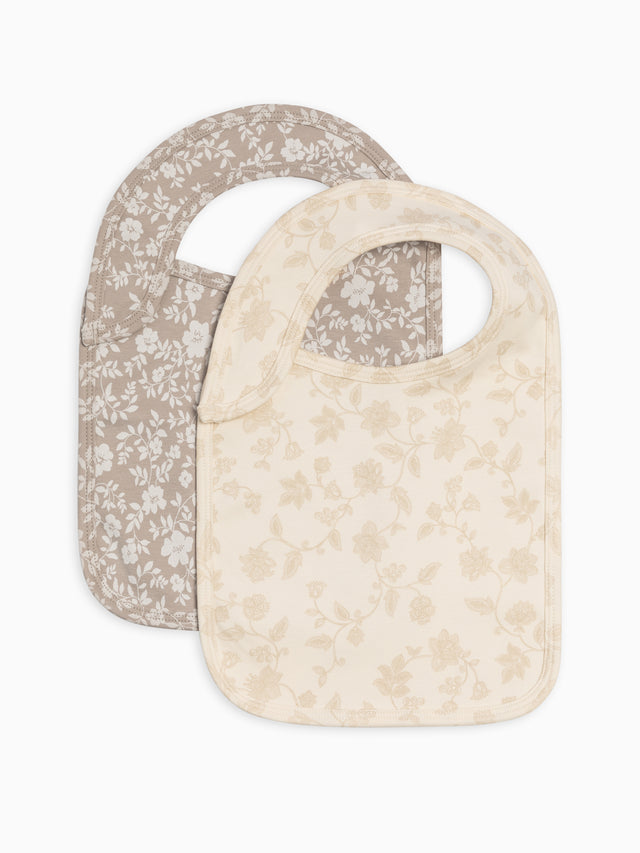 2-Pack Bibs Baby :Gear :Bibs :Feeding Colored Organics Organic Cotton Baby 2-Pack Bibs