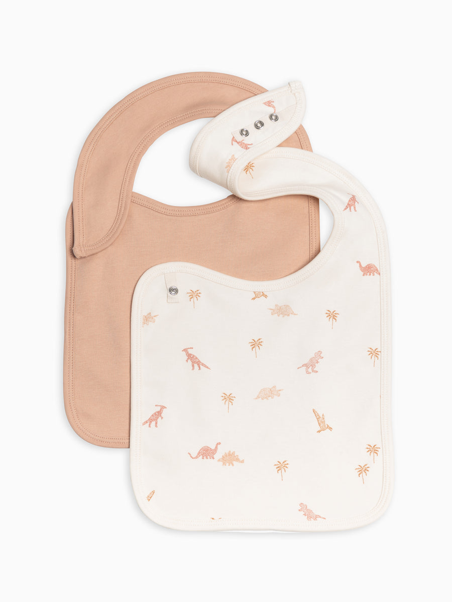 Dino-Mite Collection 2-Pack Bibs Baby : Gear : Feeding : Bib CO Give Organic Cotton Baby 2-Pack Bibs