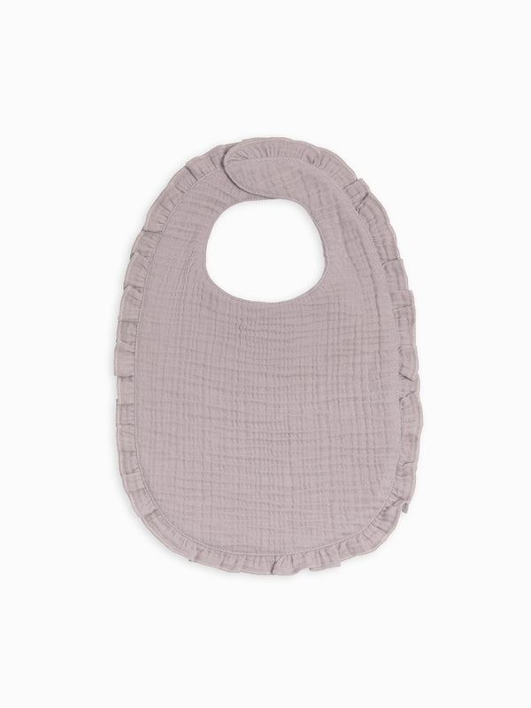 Muslin Ruffle Bib Baby : Gear : Bibs : Feeding Kendi Organic Cotton Baby Muslin Ruffle Bib