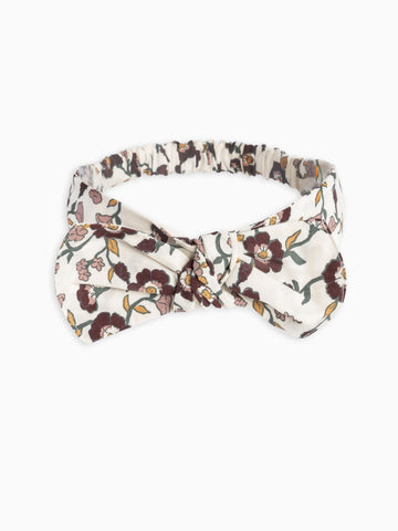 Poplin Bow Headband Baby : Accessories : Bows : Headbands Kendi Organic Cotton Baby and Kids Poplin Bow Headband