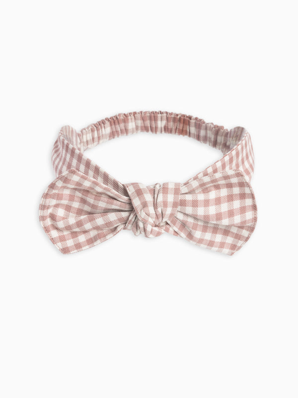 Poplin Bow Headband Baby : Accessories : Bows : Headbands Kendi Organic Cotton Baby and Kids Poplin Bow Headband