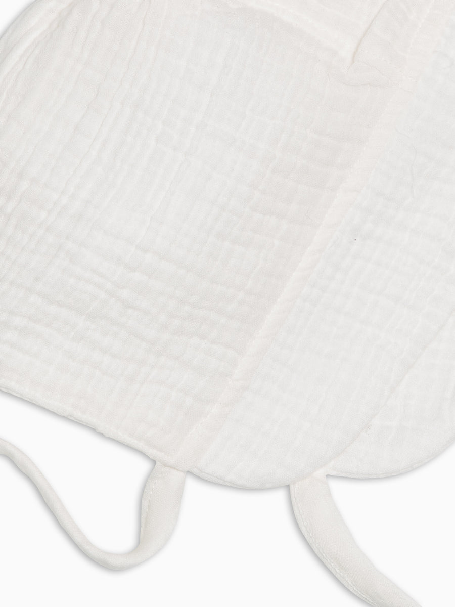 Muslin Bonnet - Coconut Baby : Accessories : Hats KENDI by Colored Organics Muslin Bonnet - Coconut for Baby | Colored Organics®