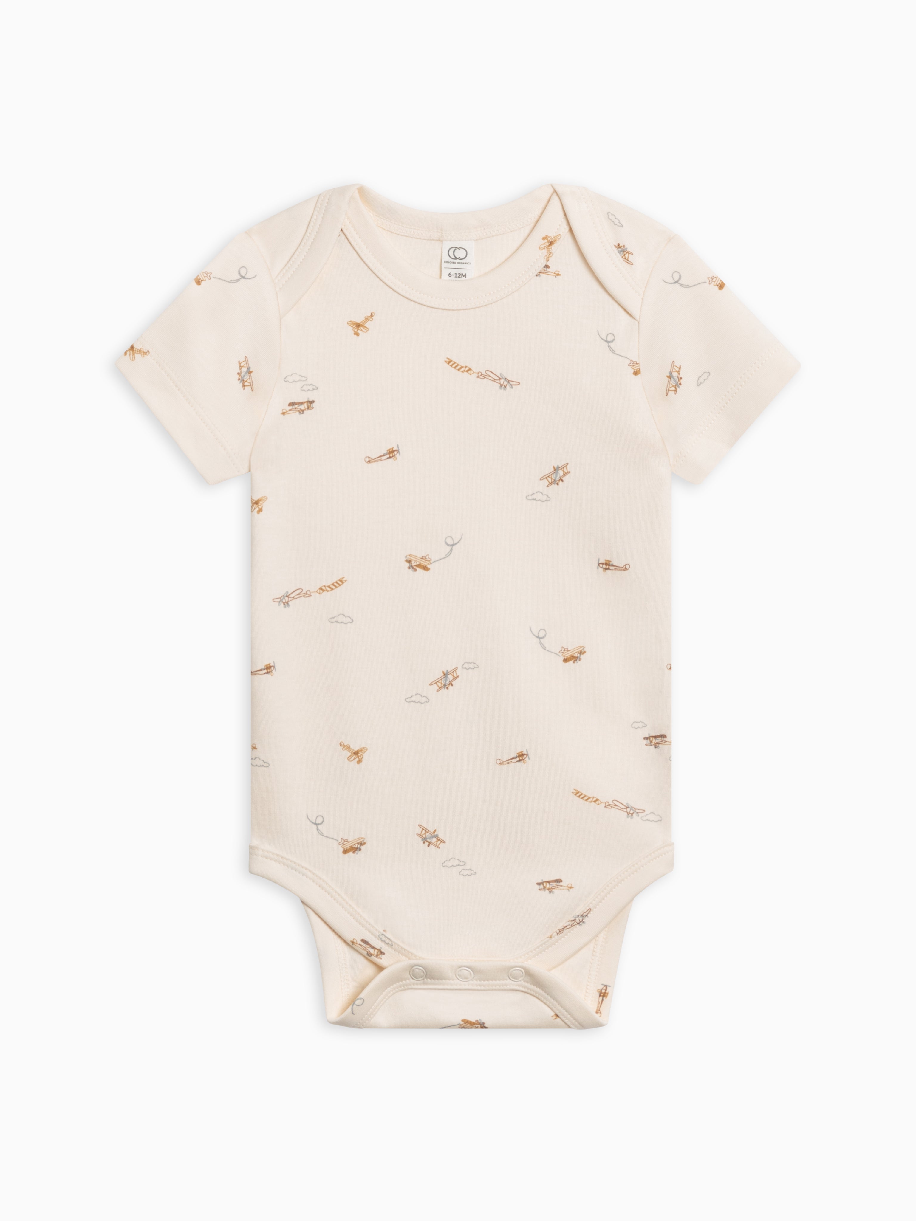 Organic Baby Short Sleeve Bodysuits