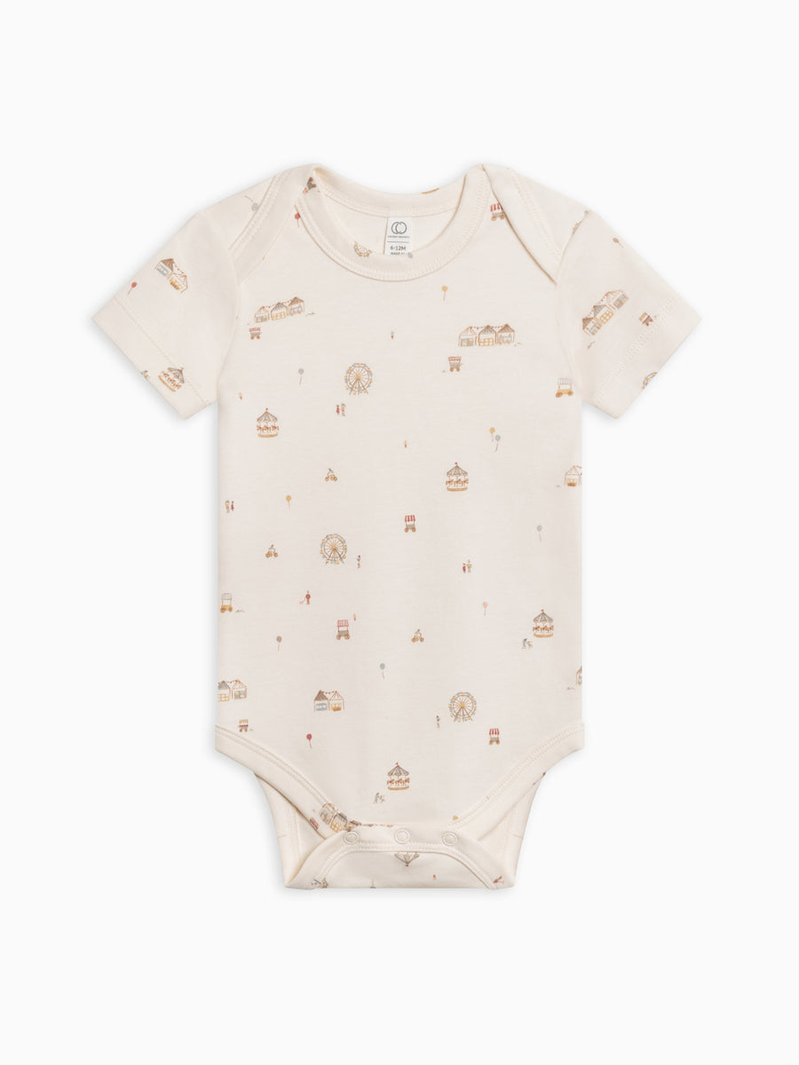 Afton Bodysuit Baby : One Pieces : Bodysuits : Short Sleeves Colored Organics Organic Cotton Baby Afton Bodysuit