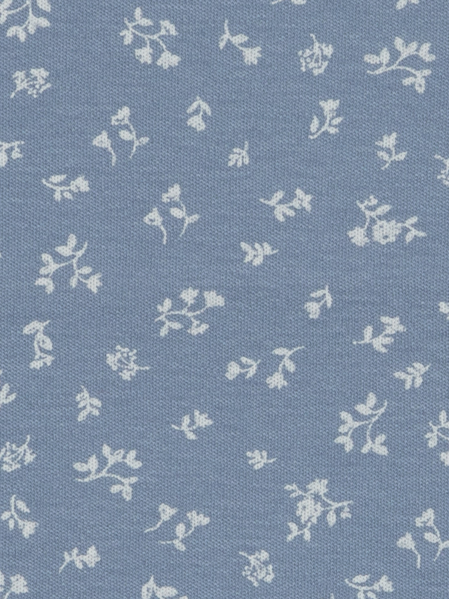 Afton Bodysuit - Isla Floral / Sea + Ivory Baby : One Pieces : Bodysuits : Short Sleeves KENDI by Colored Organics Afton Bodysuit - Isla Floral / Sea + | Colored Organics®
