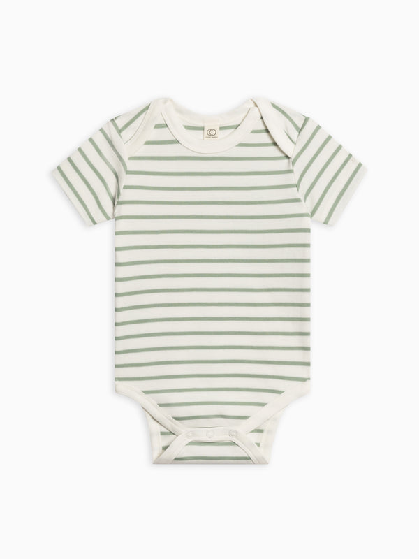 Afton Bodysuit Baby : One Pieces : Bodysuits : Short Sleeves Colored Organics Organic Cotton Baby Afton Bodysuit
