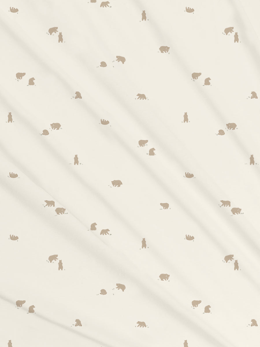 Swaddle Blanket | Bear / Truffle + Thyme