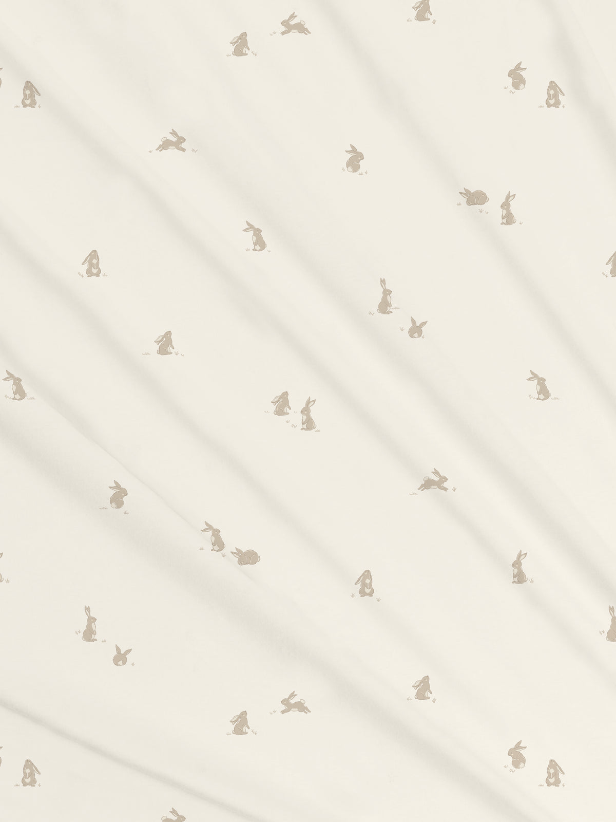 Swaddle Blanket | Bunny / Oat + Clay  KENDI by Colored Organics Swaddle Blanket | Bunny / Oat + Clay | Colored Organics®
