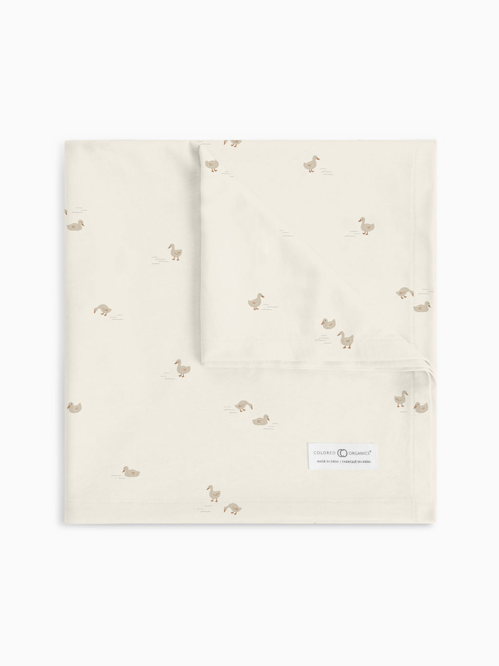 Swaddle Blanket | Duck / Oat + Chai  KENDI by Colored Organics Swaddle Blanket | Duck / Oat + Chai | Colored Organics®