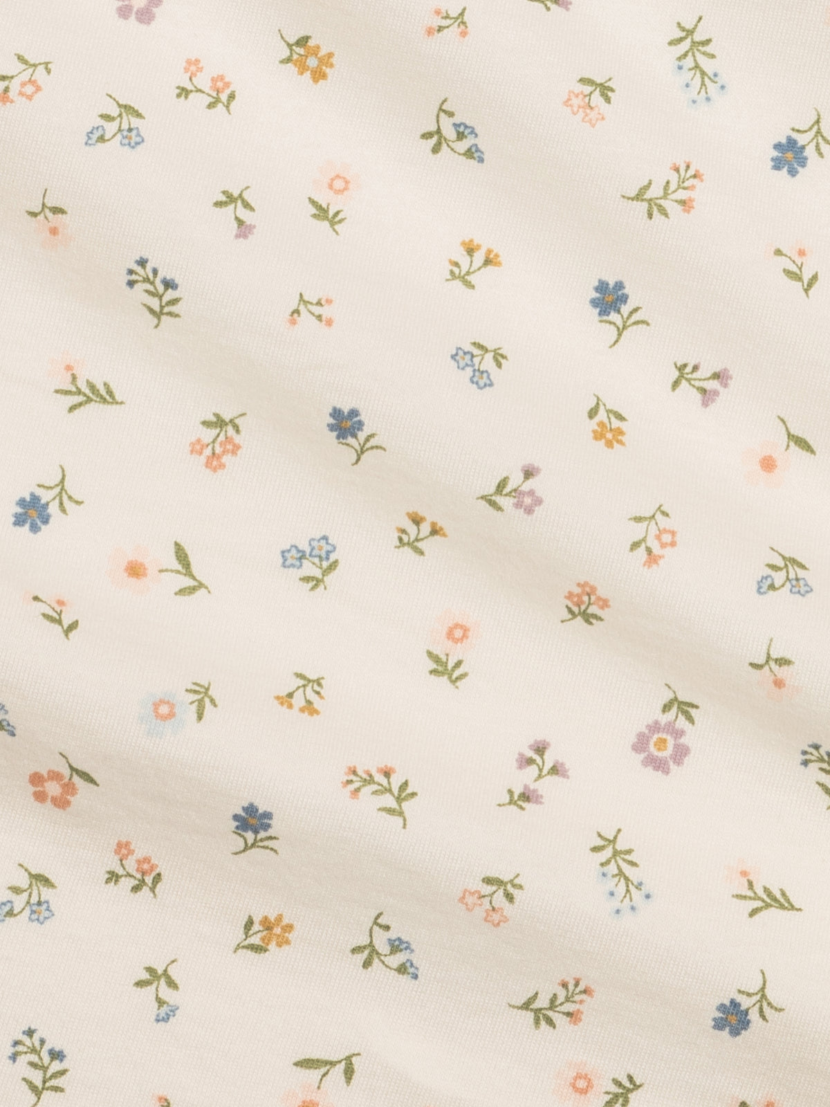 Swaddle Blanket - Petaline Floral / Fog + Fern Baby : Accessories : Swaddle Blankets : Nursery : Bedding : Blankets Kendi Swaddle Blanket - Petaline Floral / Fog | Colored Organics®