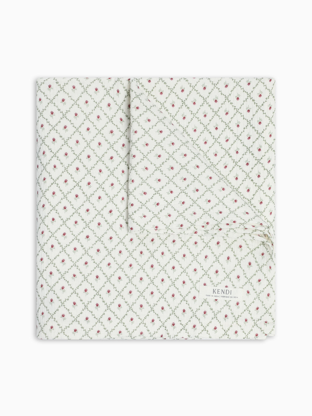 Muslin Swaddle Blanket - Hedge Floral Baby : Accessories : Swaddle Blankets : Nursery : Blankets KENDI by Colored Organics Muslin Swaddle Blanket | Colored Organics®