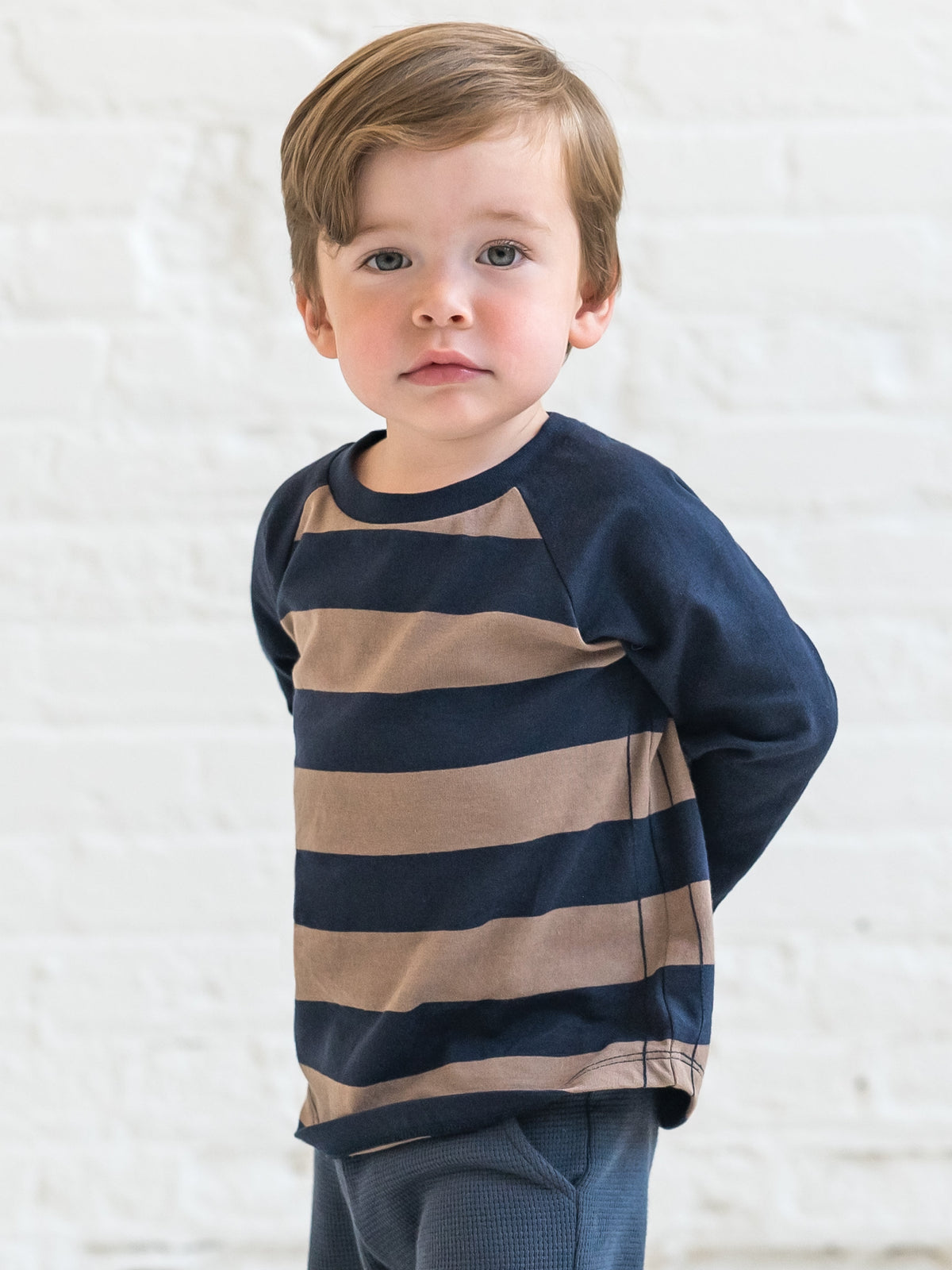Louie Baseball Tee Sale : Baby-Kids : Tops : Tees : Long Sleeves Colored Organics Louie Baseball Tee for Babies and Kids | Colored Organics®
