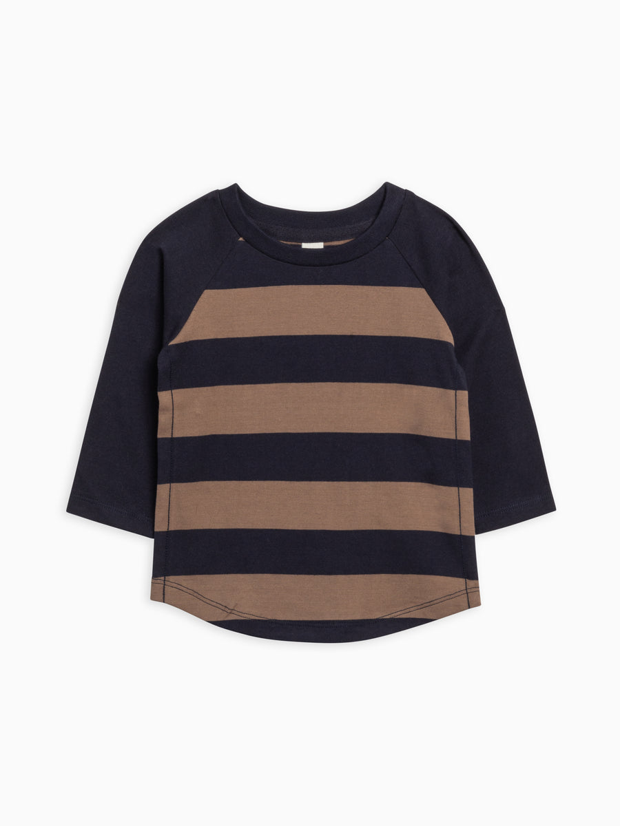 Louie Baseball Tee Sale :Baby-Kids :Tops :Tees :Long Sleeves Colored Organics Organic Cotton Baby and Kids Louie Baseball Tee