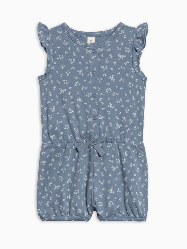 Amelia Romper - Isla Floral / Sea + Ivory