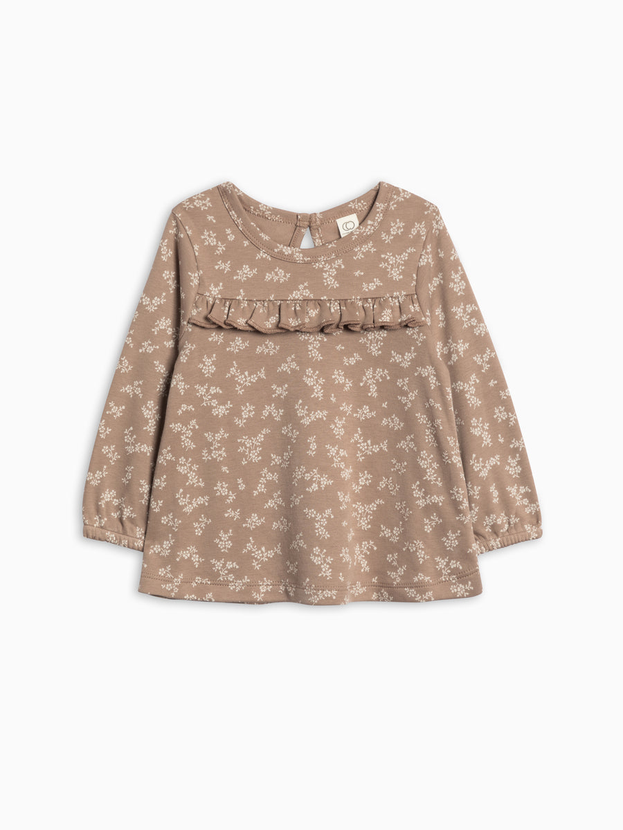 Sorren Ruffle Long Sleeve Top