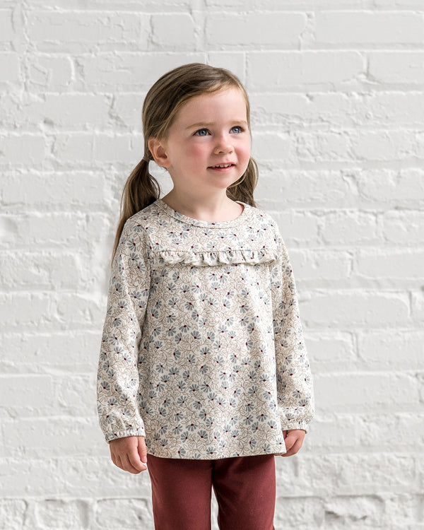 Sorren Ruffle Long Sleeve Top