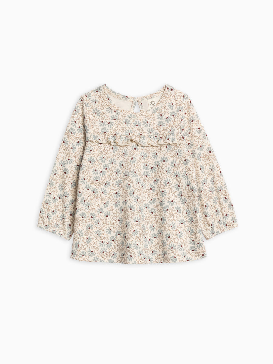 Sorren Ruffle Long Sleeve Top