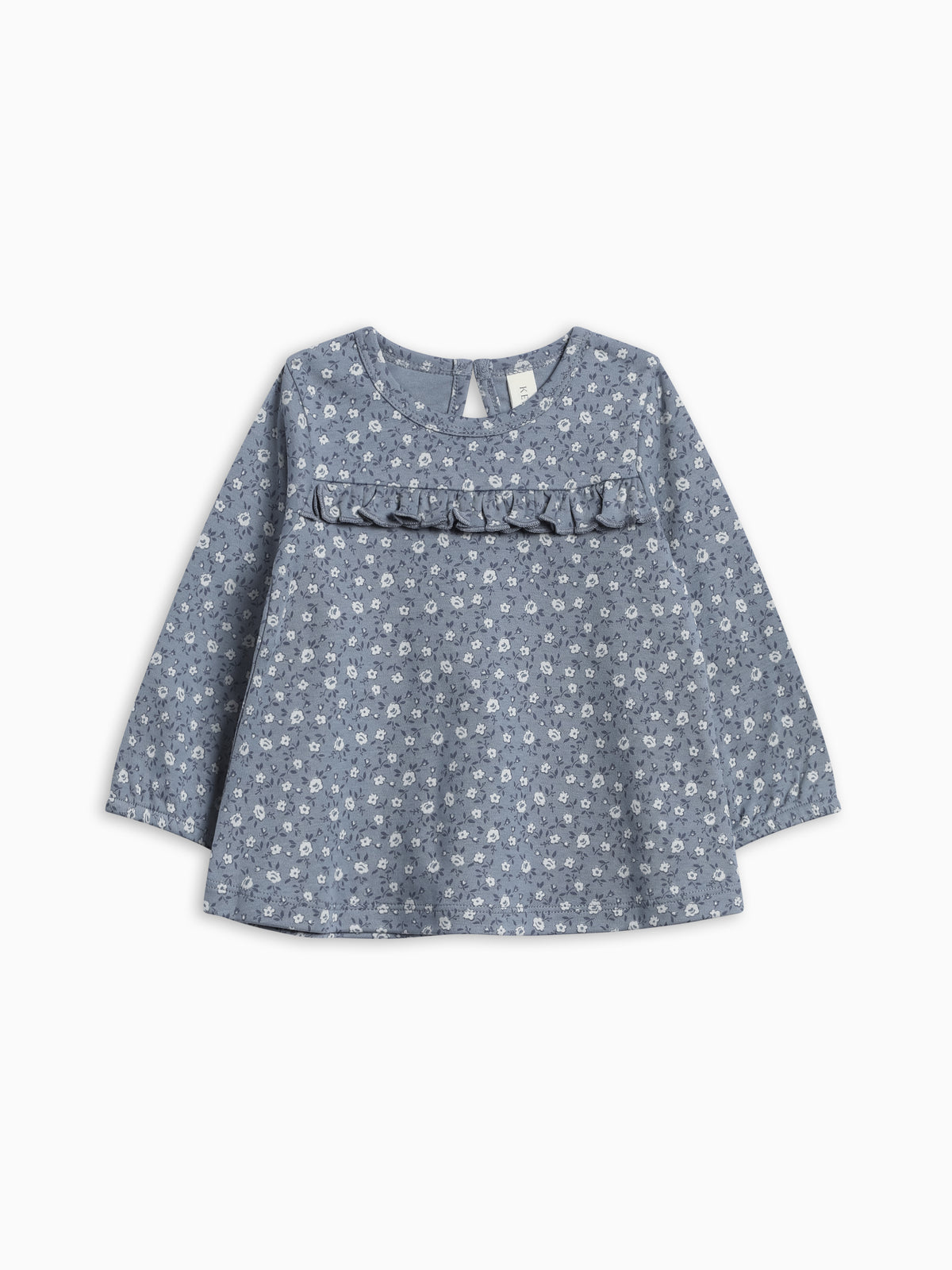 Sorren Ruffle Long Sleeve Top - Fireside