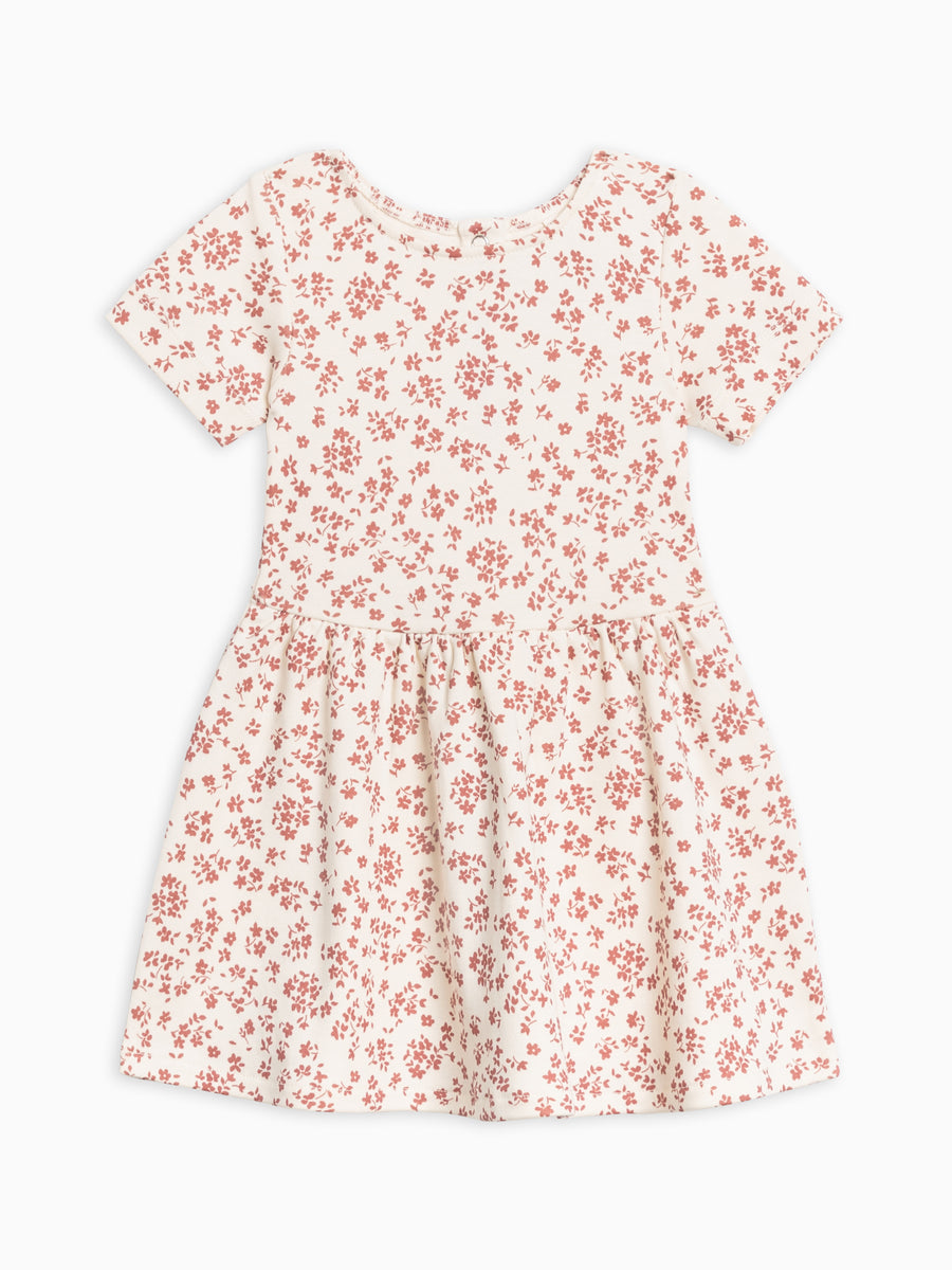 Stella Short Sleeve Swing Dress Baby-Kids : Tops : Dresses : Short Sleeves Colored Organics Organic Cotton Baby & Kids Stella Swing Dress