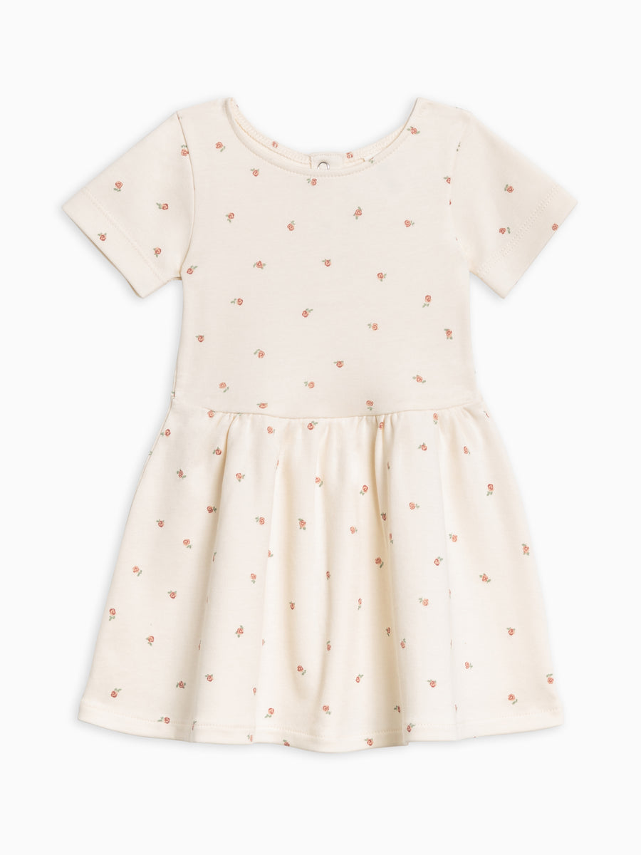 Stella Short Sleeve Swing Dress Baby-Kids : Tops : Dresses : Short Sleeves Colored Organics Organic Cotton Baby & Kids Stella Swing Dress