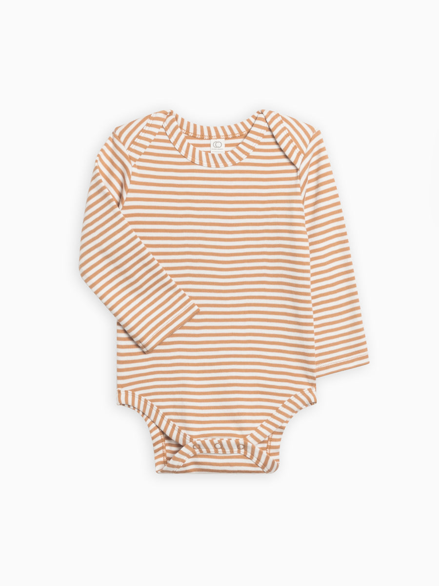 River Bodysuit Sale : Baby : One Pieces : Bodysuits : Long Sleeves Colored Organics Organic Cotton River Long Sleeve Bodysuit for Newborn and Baby - Girl & Boy 