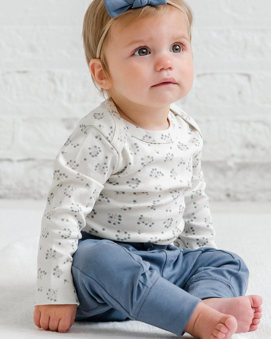 River Bodysuit Baby : One Pieces : Bodysuits : Long Sleeves Colored Organics Organic Cotton River Long Sleeve Bodysuit for Newborn and Baby - Girl & Boy 