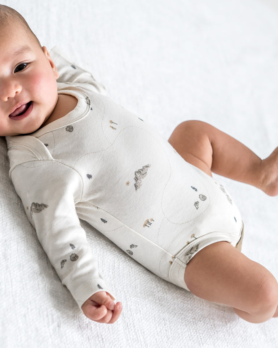 River Bodysuit Baby : One Pieces : Bodysuits : Long Sleeves Colored Organics Organic Cotton River Long Sleeve Bodysuit for Newborn and Baby - Girl & Boy 