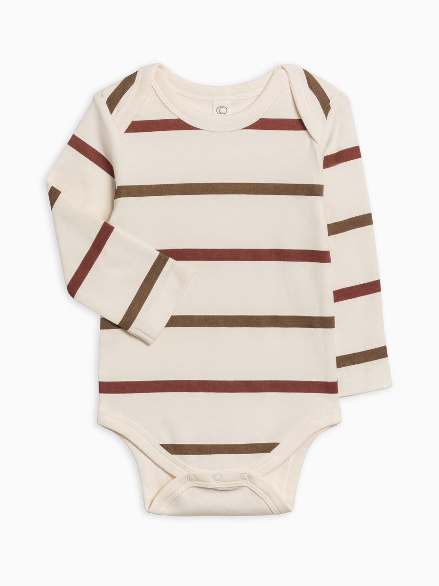 River Bodysuit Baby : One Pieces : Bodysuits : Long Sleeves Colored Organics Organic Cotton River Long Sleeve Bodysuit for Newborn and Baby - Girl & Boy 