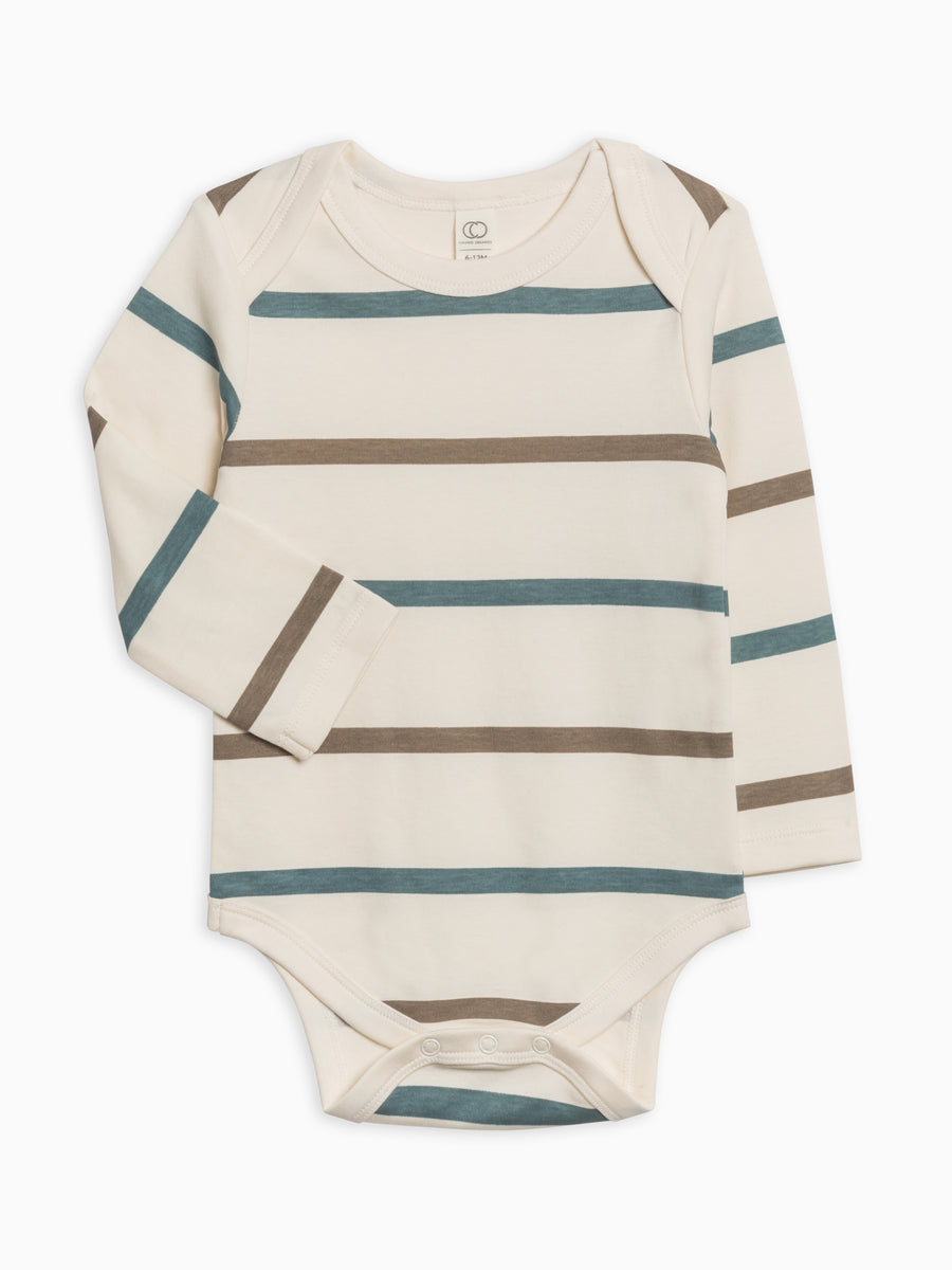 River Bodysuit Sale : Baby : One Pieces : Bodysuits : Long Sleeves Colored Organics Organic Cotton River Long Sleeve Bodysuit for Newborn and Baby - Girl & Boy 