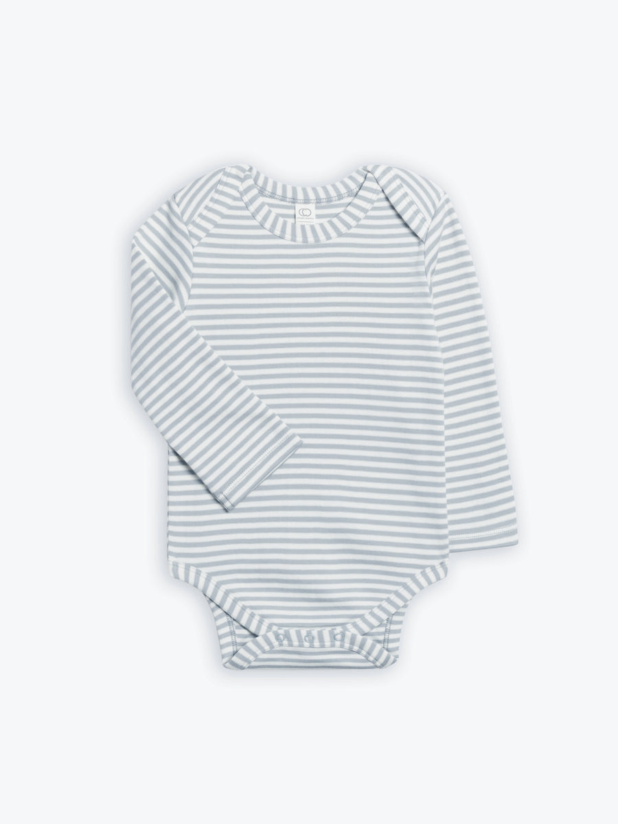 River Bodysuit Sale : Baby : One Pieces : Bodysuits : Long Sleeves Colored Organics Organic Cotton River Long Sleeve Bodysuit for Newborn and Baby - Girl & Boy 