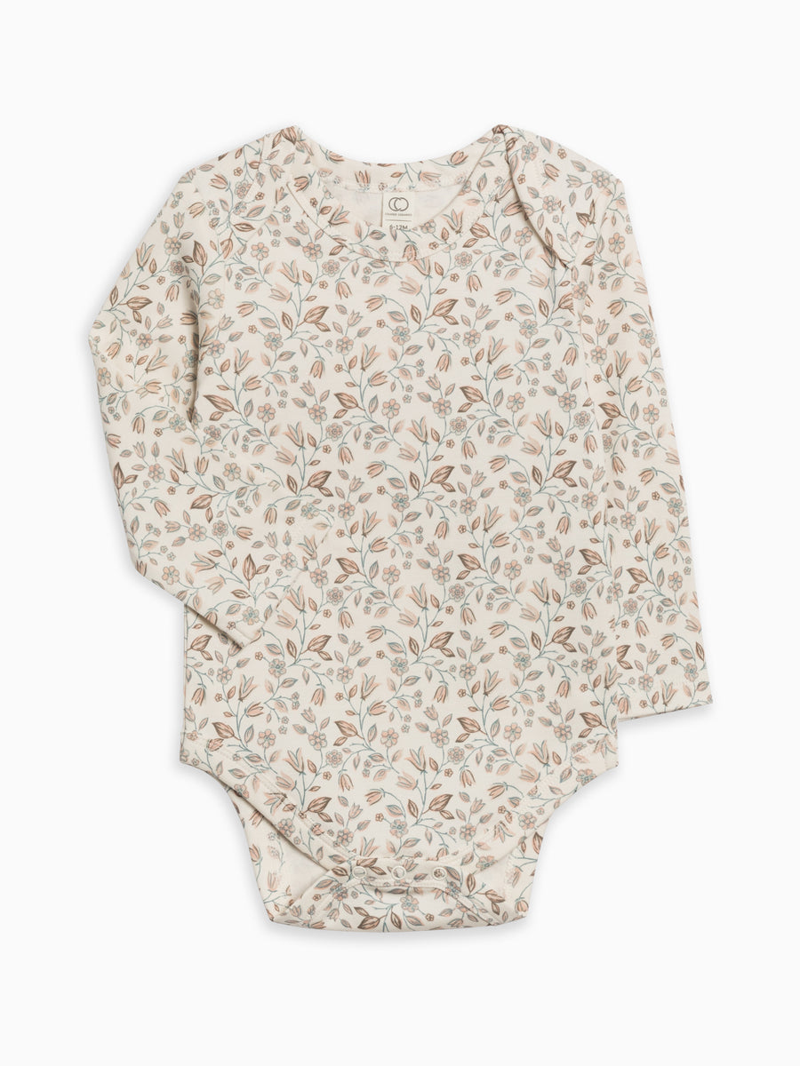 River Bodysuit Baby : One Pieces : Bodysuits : Long Sleeves Colored Organics Organic Cotton River Long Sleeve Bodysuit for Newborn and Baby - Girl & Boy 