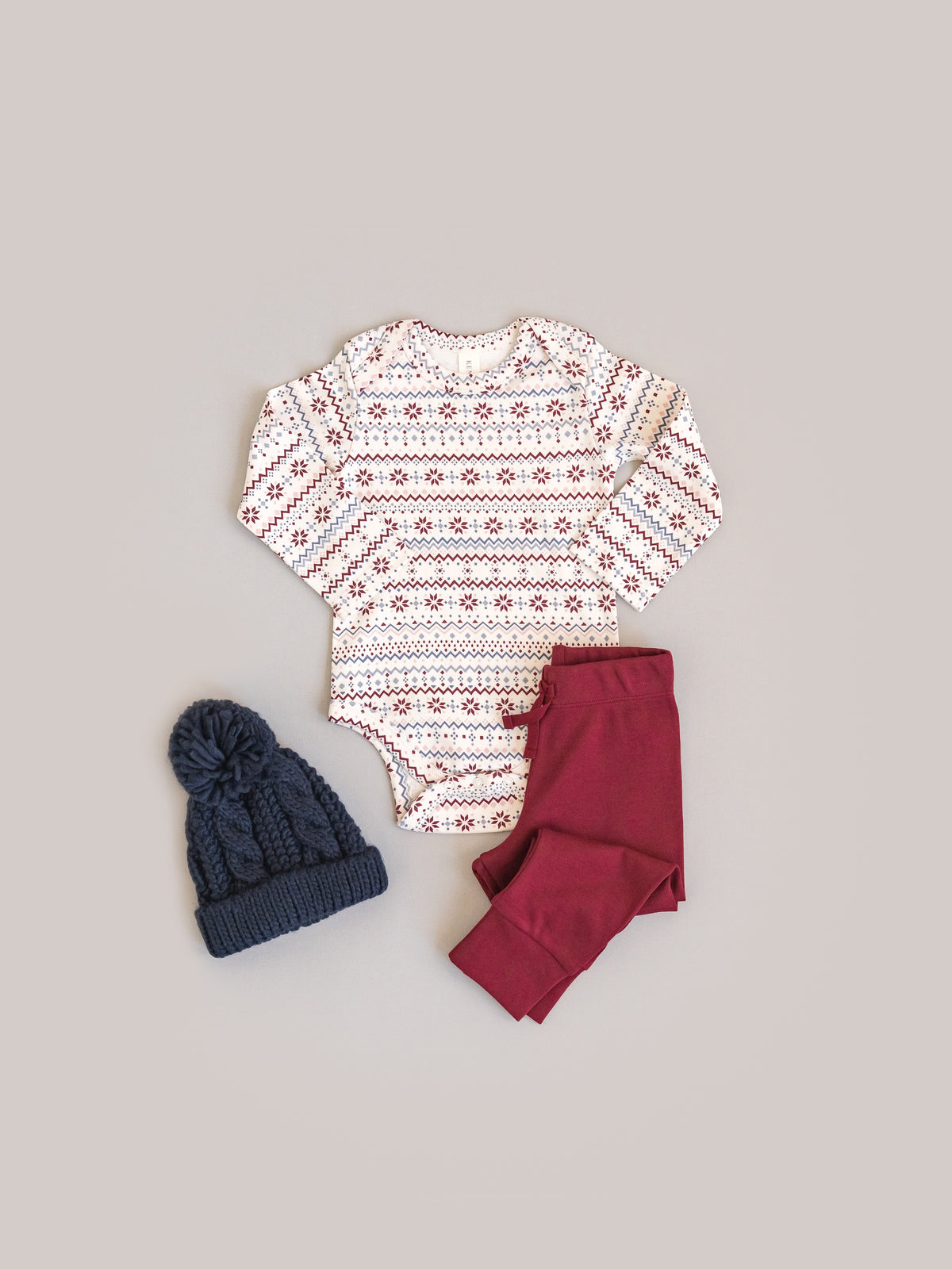 River Bodysuit - Bluen Fairisle