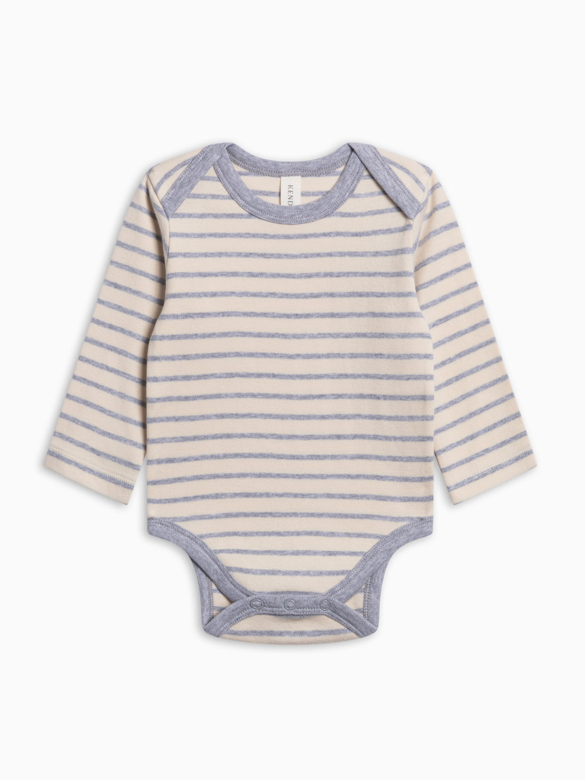 River Bodysuit - Bob Stripe Baby : One Pieces : Bodysuits : Long Sleeves KENDI by Colored Organics River Bodysuit for Babies | Colored Organics®