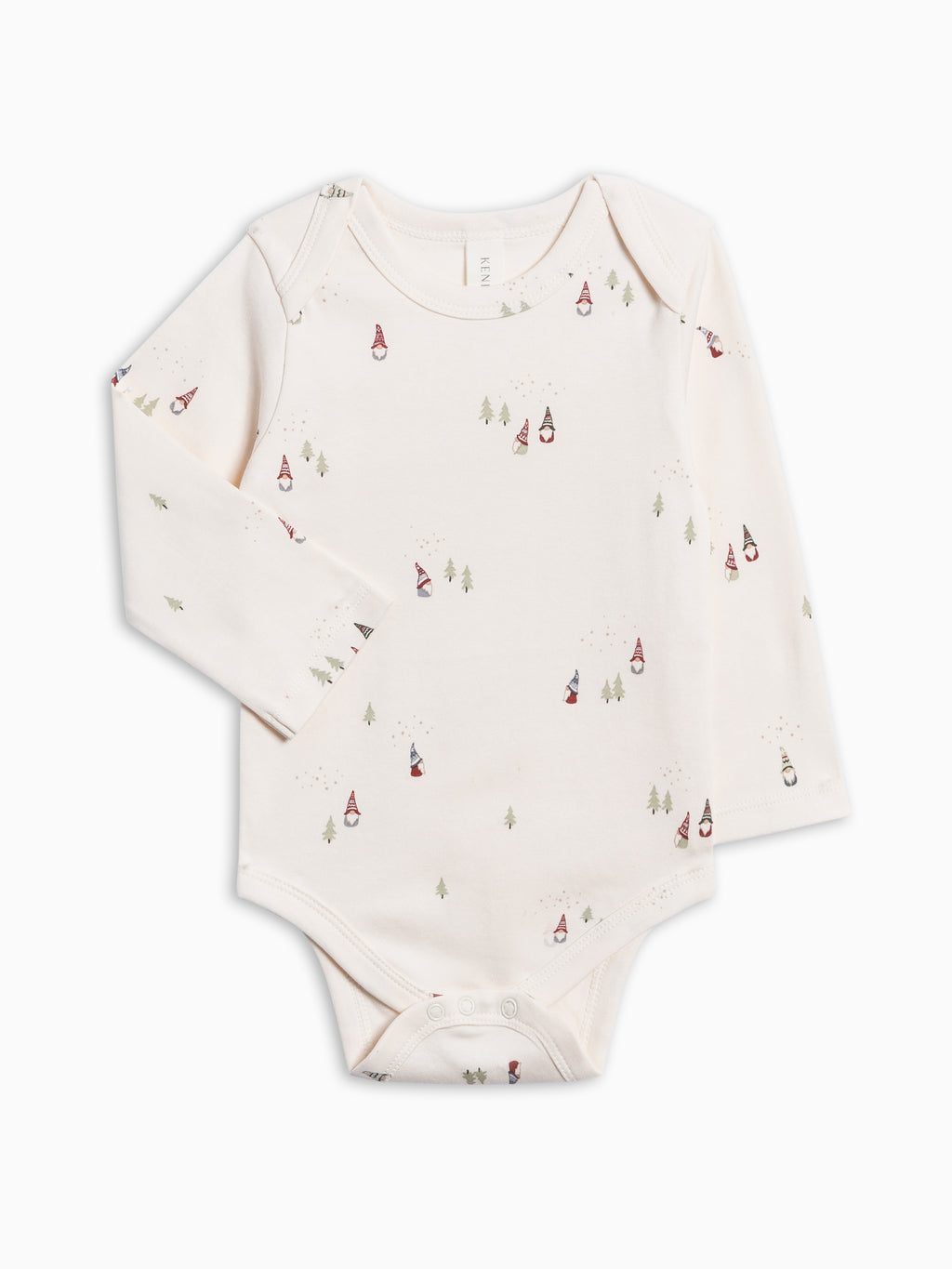 PRE ORDER River Bodysuit - Gnome Baby : One Pieces : Bodysuits : Long Sleeves KENDI by Colored Organics River Bodysuit for Babies | Colored Organics®