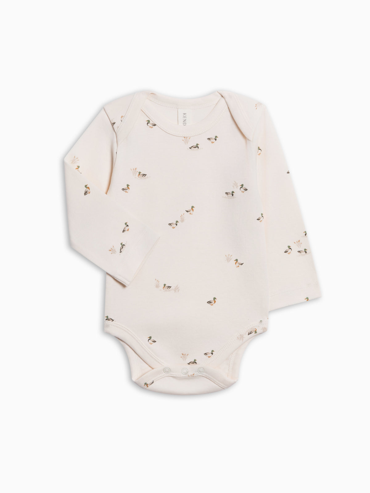 River Bodysuit - Mallard Baby : One Pieces : Bodysuits : Long Sleeves KENDI by Colored Organics River Bodysuit for Babies | Colored Organics®