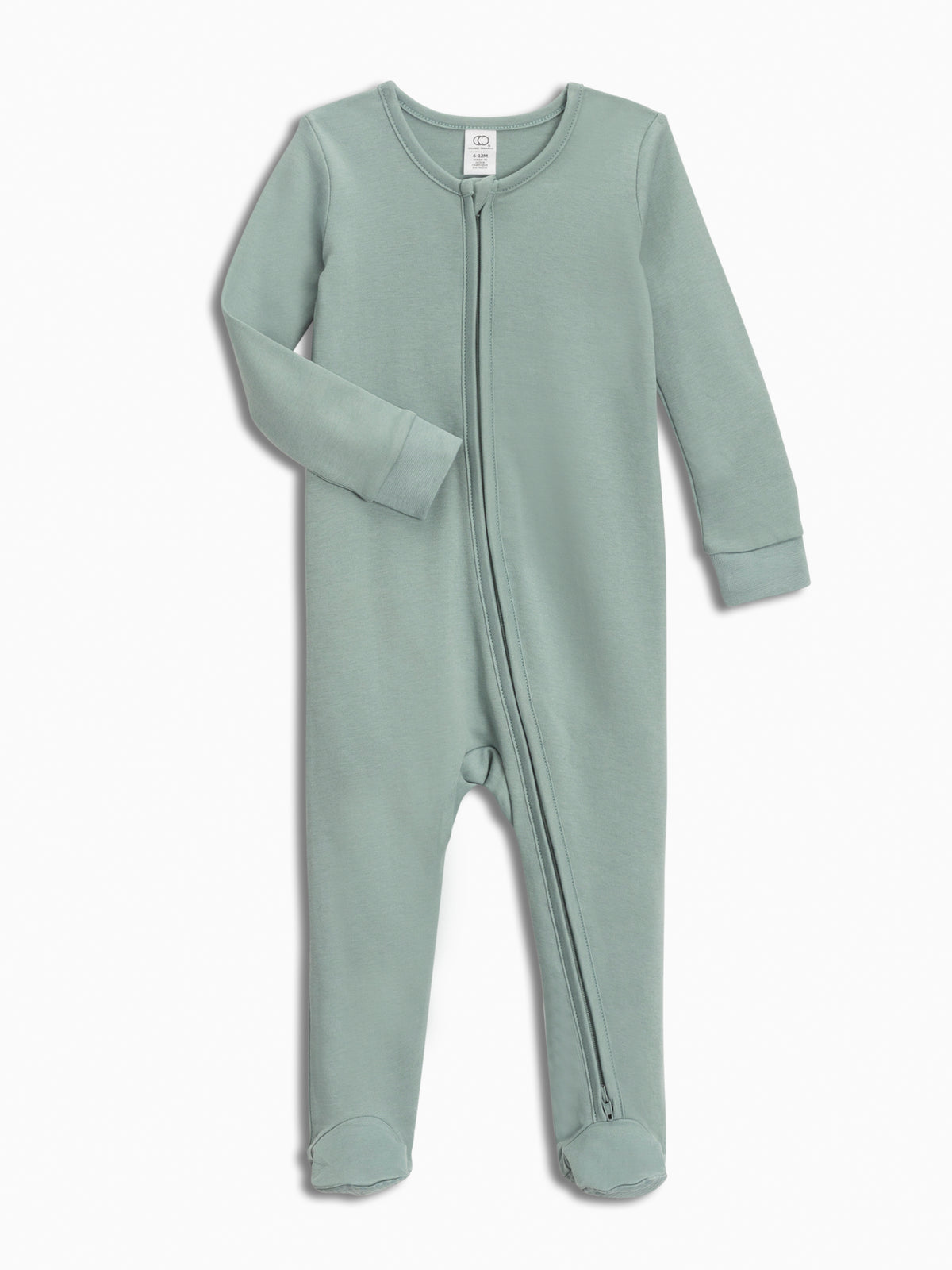 Classic Peyton Zipper Sleeper Baby : One Pieces : Sleepers : Long Sleeves Colored Organics Organic Peyton Zipper Footed Sleeper | Colored Organics®