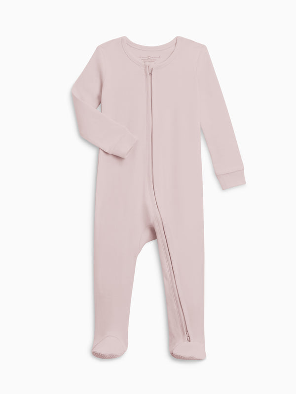 Peyton Zipper Sleeper Sale : Baby : One Pieces : Sleepers : Long Sleeves Colored Organics Organic Baby Peyton Zipper Footed Sleeper