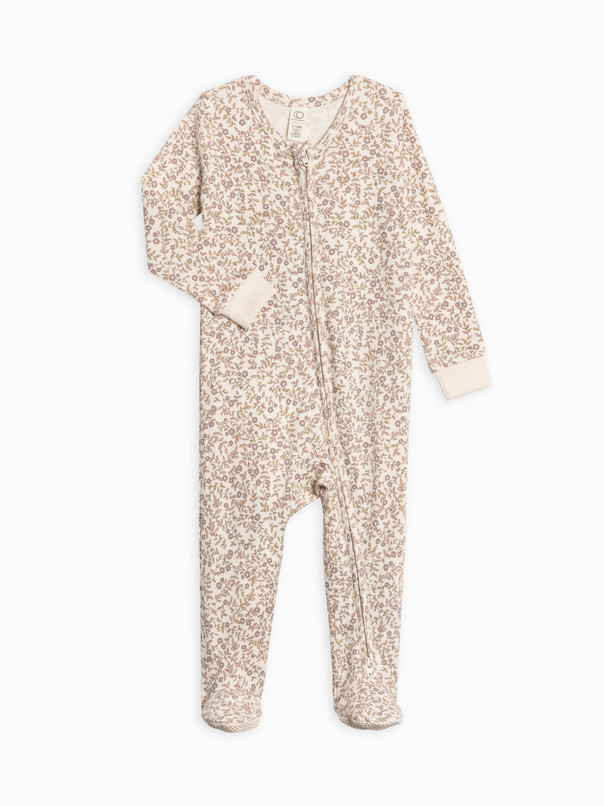 Peyton Zipper Sleeper Sale : Baby : One Pieces : Sleepers : Long Sleeves Colored Organics Peyton Zipper Sleeper for Baby | Colored Organics®