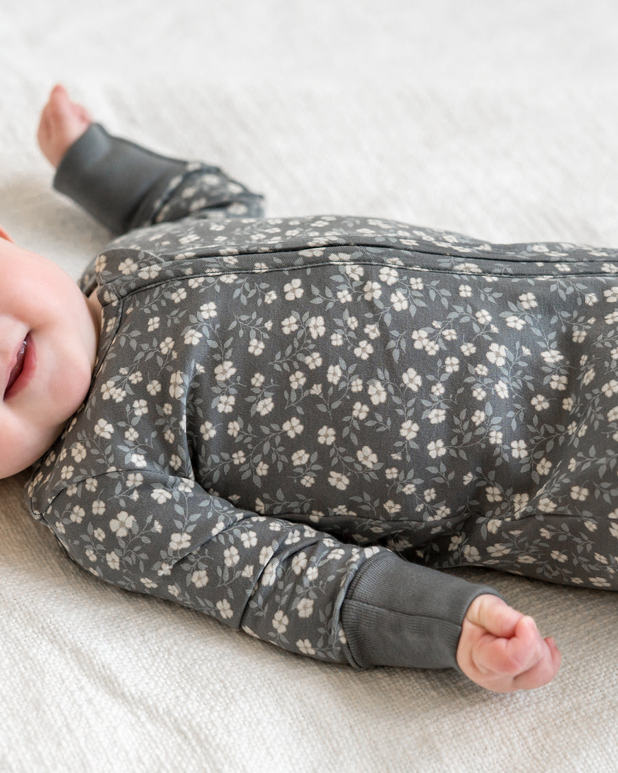 Peyton Zipper Sleeper Baby : One Pieces : Sleepers : Long Sleeves Colored Organics Organic Cotton Peyton Zipper Sleeper for Newborn and Baby - Girl & Boy 