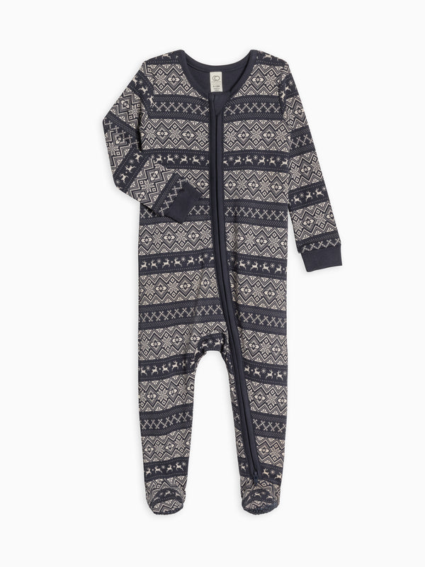 Peyton Zipper Sleeper Sale : Baby : One Pieces : Sleepers : Long Sleeves Colored Organics Organic Cotton Baby Peyton Zipper Sleeper