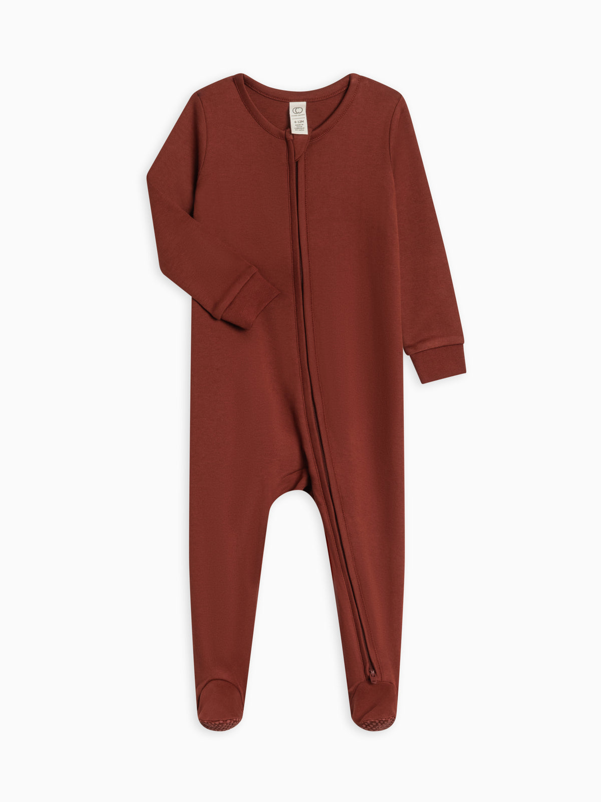 Classic Peyton Zipper Sleeper Baby : One Pieces : Sleepers : Long Sleeves Colored Organics Organic Peyton Zipper Footed Sleeper | Colored Organics®