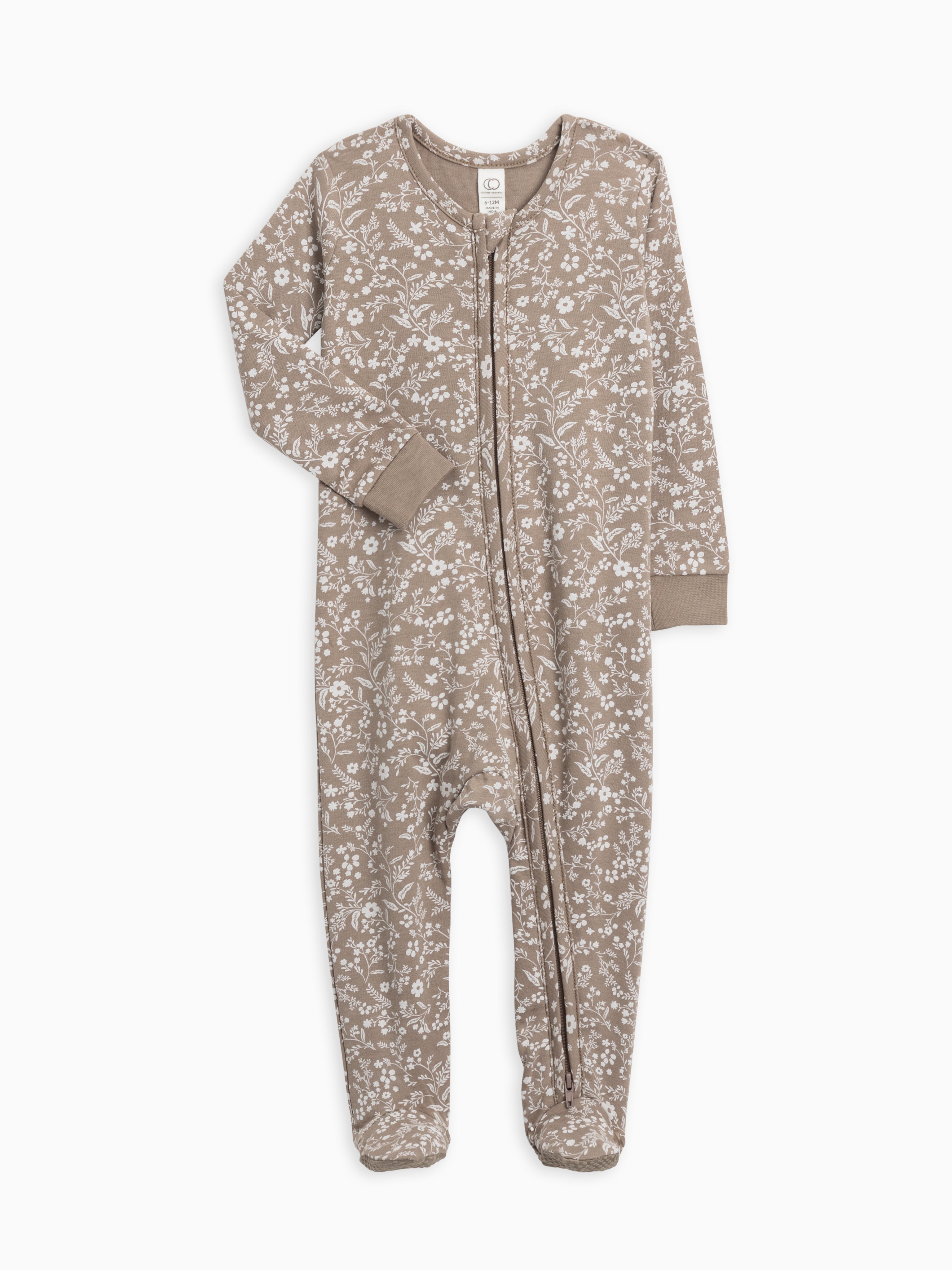 Organic Cotton Peyton Zipper Sleeper for Newborn and Baby Girl & Boy