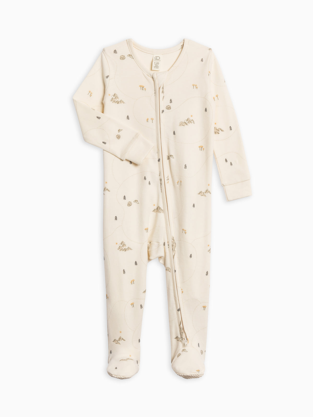 Peyton Zipper Sleeper Sale : Baby : One Pieces : Sleepers : Long Sleeves Colored Organics Peyton Zipper Sleeper for Baby | Colored Organics®